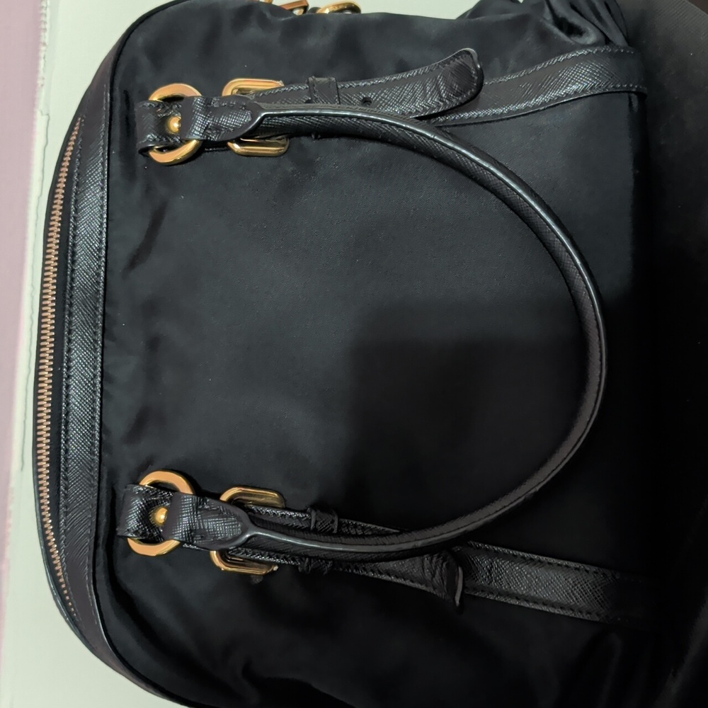 EUC Prada Nylon Black Satchel Bag - Picture 5 of 7